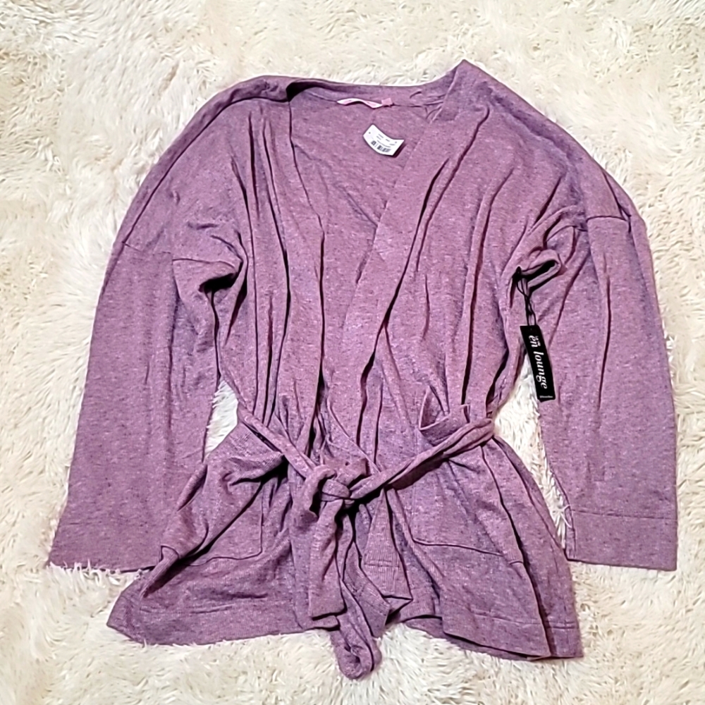 La vie en rose, cardigan, Robe, purple, Size XL, women's